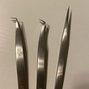 Precision Stainless Steel Tweezers Set